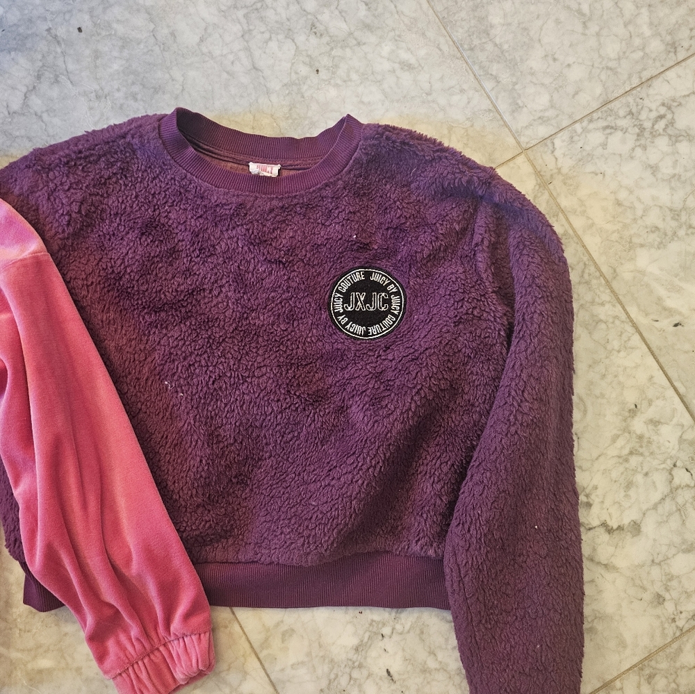 Bundle of 2 girls Juicy Couture hoodie - Picture 3 of 7